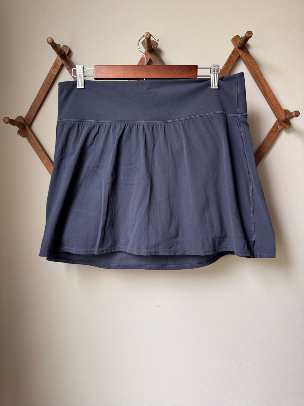 Women's Everyday Soft Mid-Rise Skort 14.5" - All In Motion Dusty Navy Blue Color